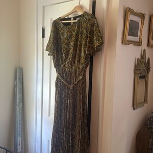 Baltic born large pleated floral dress